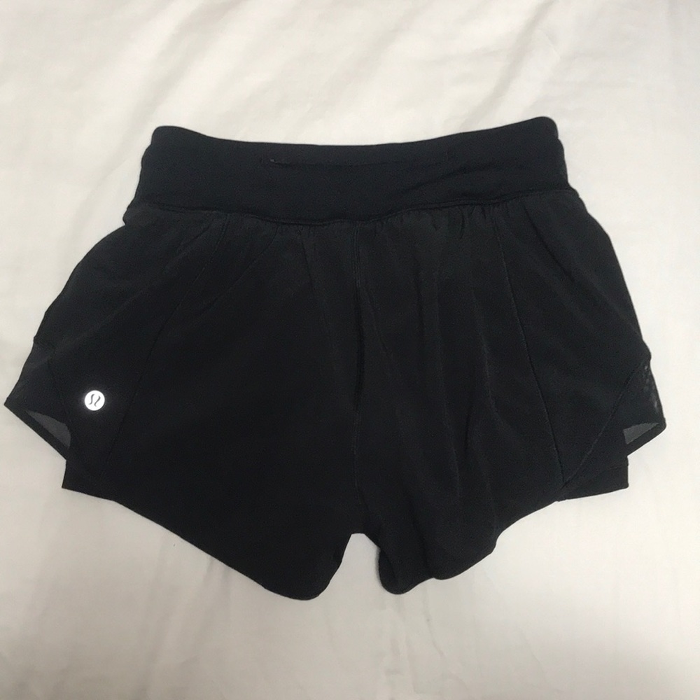 Lululemon running shorts, worn twice!